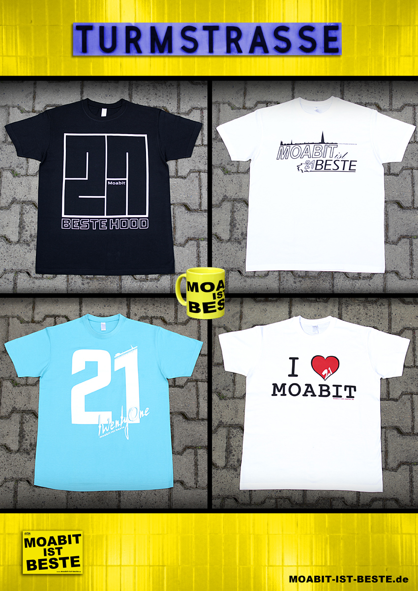 Moabit Ist Beste T-Shirts by Frank Wolf